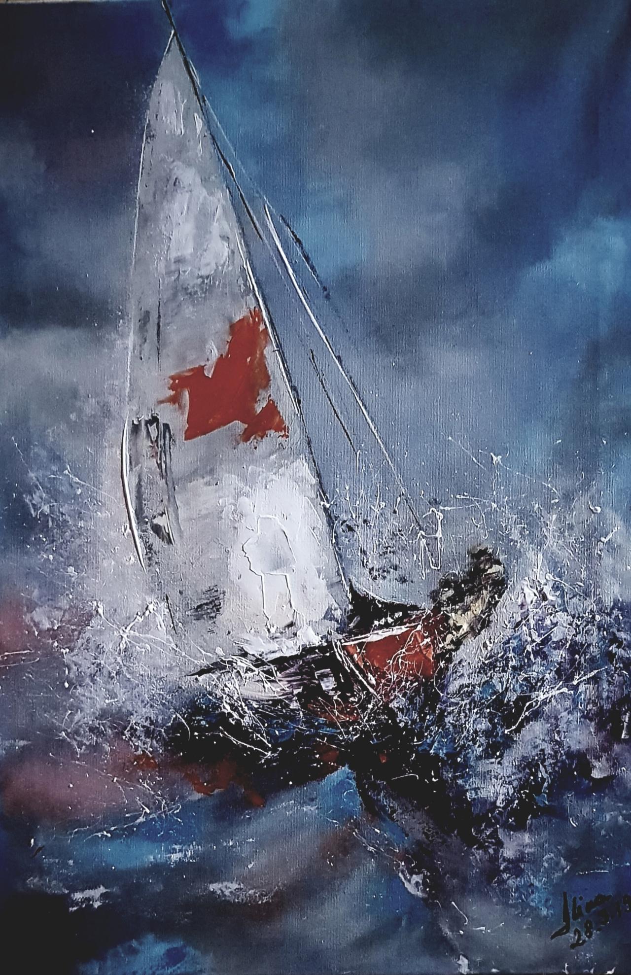 ArteDiAlina.com painting: hold on tight